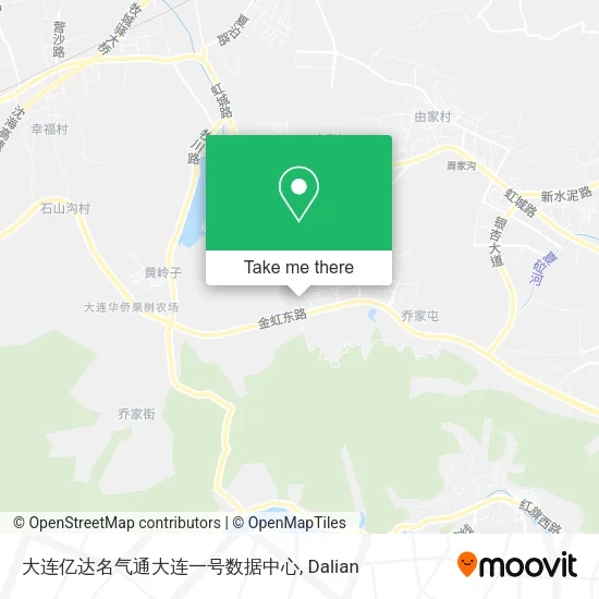 大连亿达名气通大连一号数据中心 map