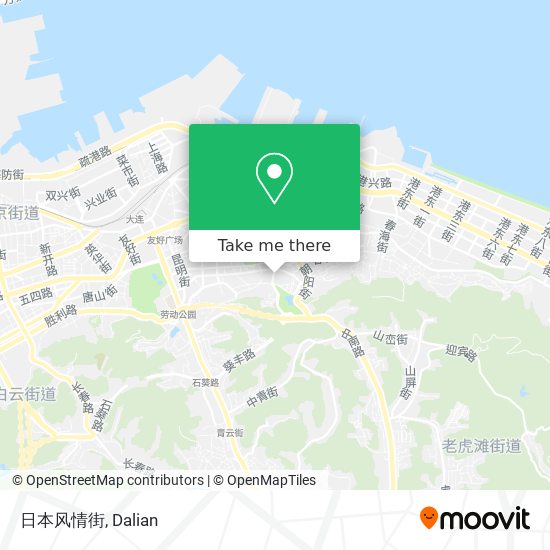 日本风情街 map