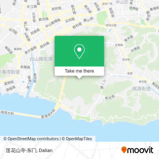 莲花山寺-东门 map
