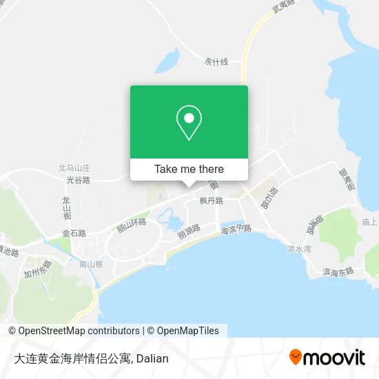 大连黄金海岸情侣公寓 map