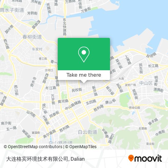大连格宾环境技术有限公司 map