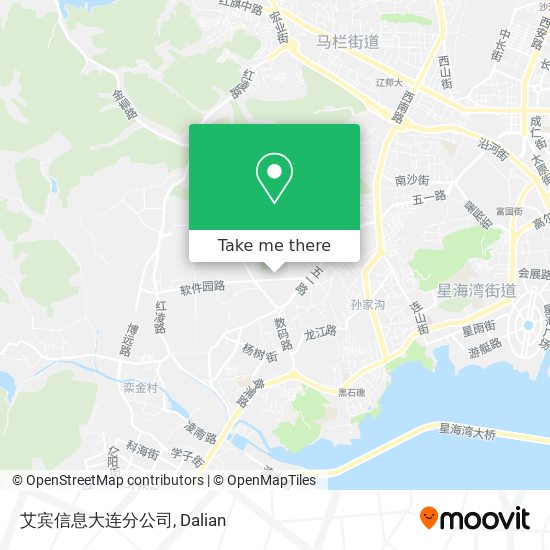 艾宾信息大连分公司 map