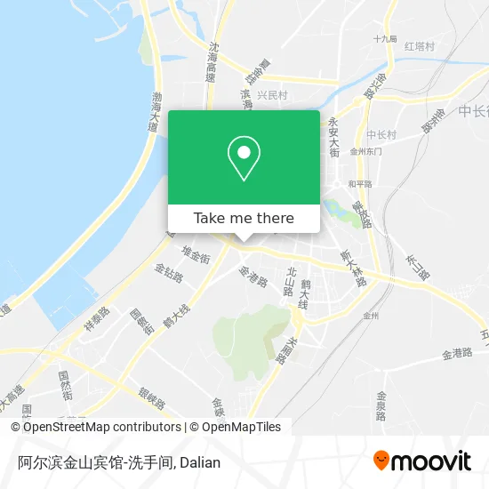 阿尔滨金山宾馆-洗手间 map