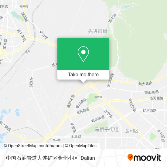 中国石油管道大连矿区金州小区 map