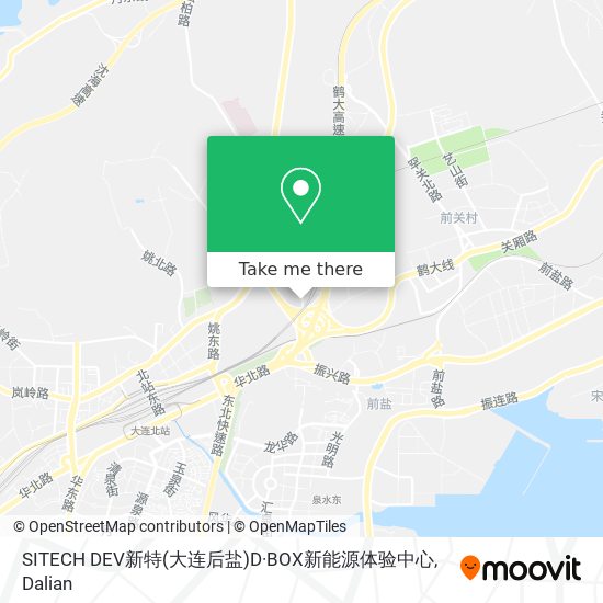 SITECH DEV新特(大连后盐)D·BOX新能源体验中心 map