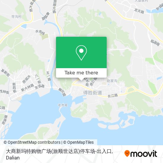 大商新玛特购物广场(旅顺世达店)停车场-出入口 map