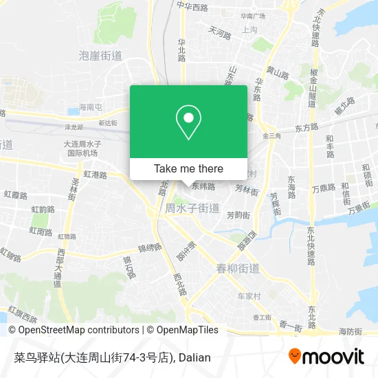 菜鸟驿站(大连周山街74-3号店) map