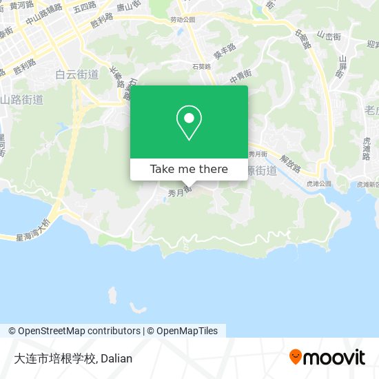 大连市培根学校 map