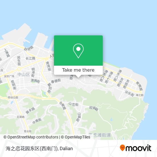 海之恋花园东区(西南门) map