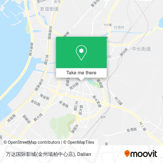 万达国际影城(金州瑞柏中心店) map