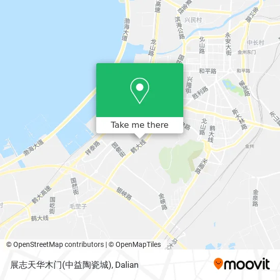 展志天华木门(中益陶瓷城) map