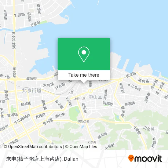 来电(桔子粥店上海路店) map