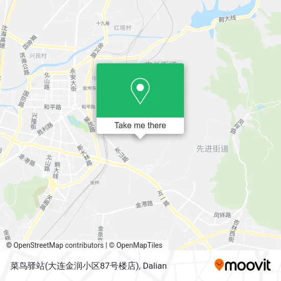 菜鸟驿站(大连金润小区87号楼店) map