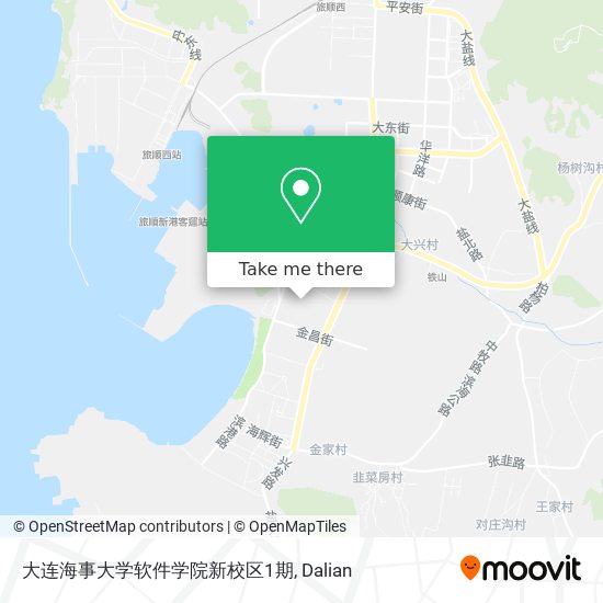 大连海事大学软件学院新校区1期 map