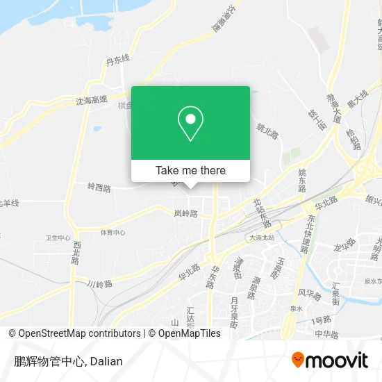 鹏辉物管中心 map