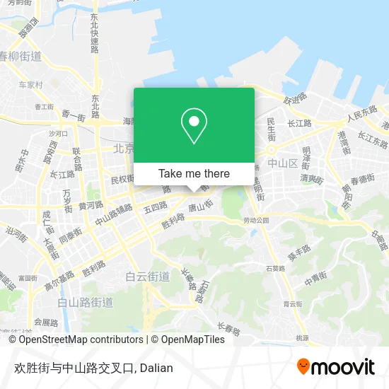 欢胜街与中山路交叉口 map