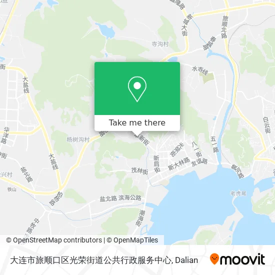大连市旅顺口区光荣街道公共行政服务中心 map