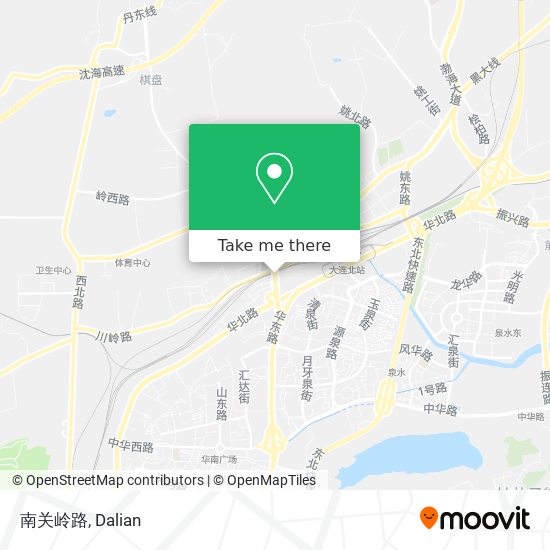 南关岭路 map