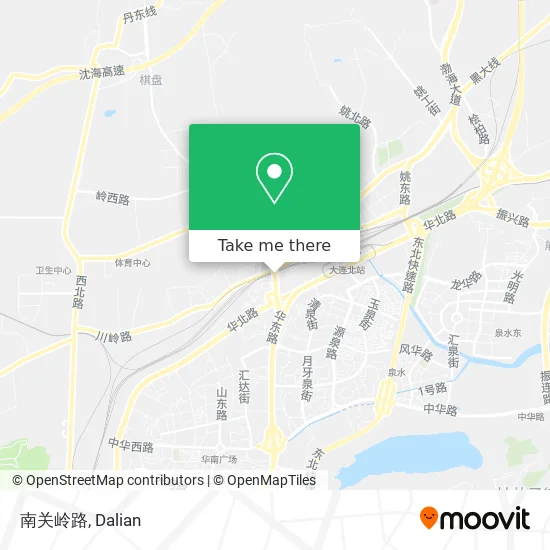 南关岭路 map