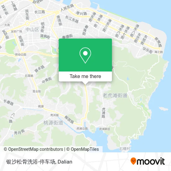 银沙松骨洗浴-停车场 map