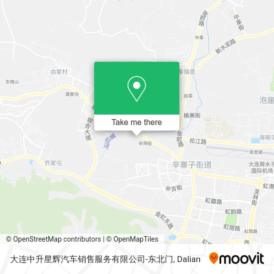 大连中升星辉汽车销售服务有限公司-东北门 map