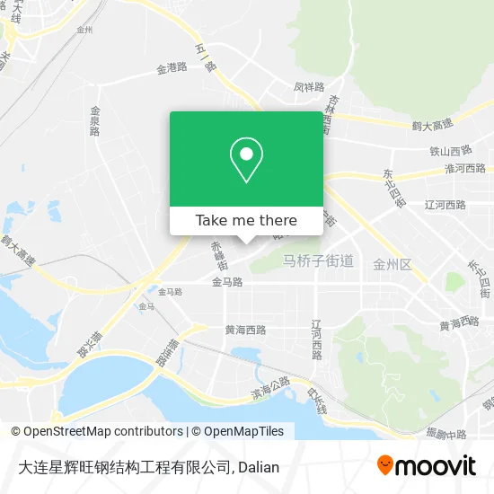 大连星辉旺钢结构工程有限公司 map