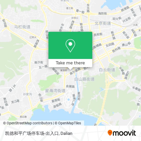 凯德和平广场停车场-出入口 map