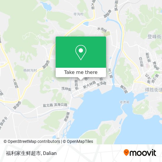 福利家生鲜超市 map
