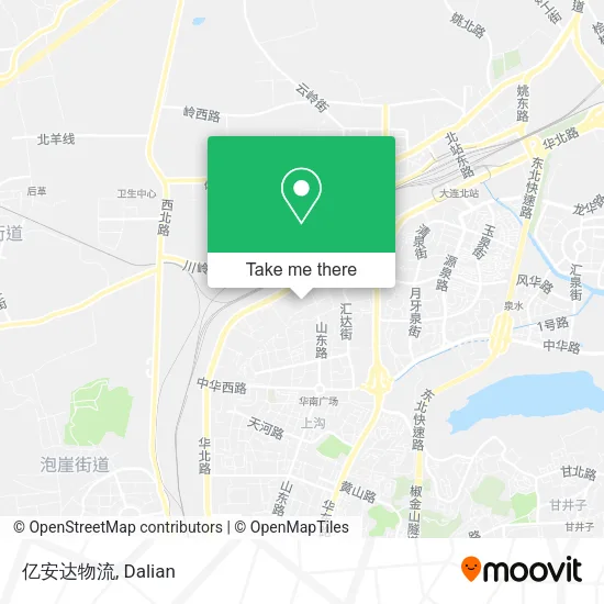 亿安达物流 map