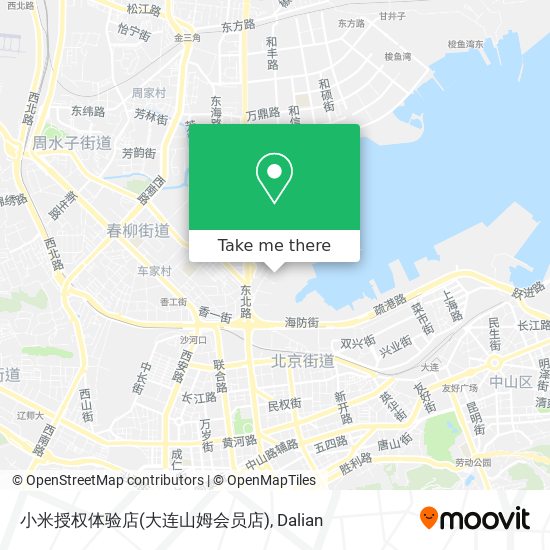 小米授权体验店(大连山姆会员店) map