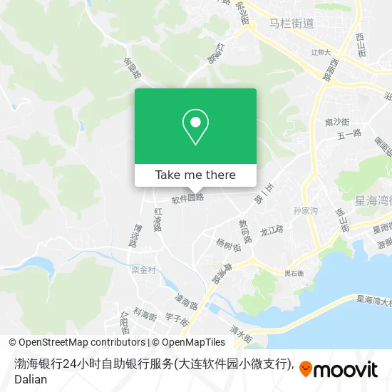 渤海银行24小时自助银行服务(大连软件园小微支行) map