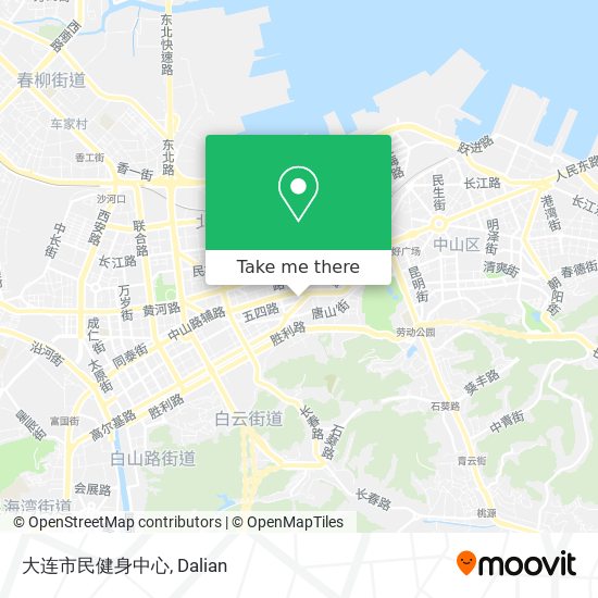 大连市民健身中心 map