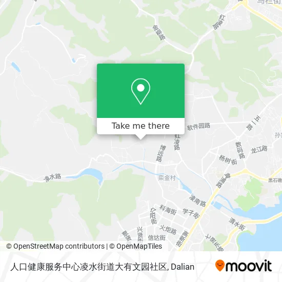 人口健康服务中心凌水街道大有文园社区 map