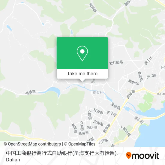中国工商银行离行式自助银行(星海支行大有恬园) map