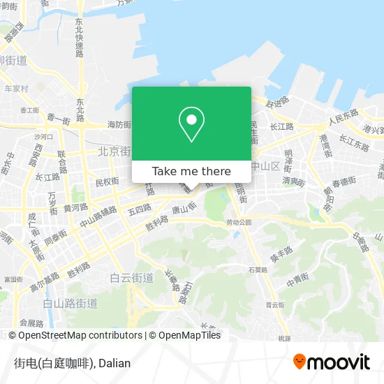 街电(白庭咖啡) map