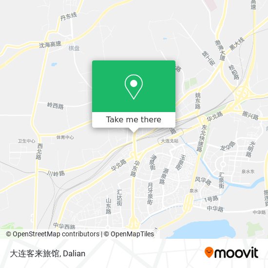 大连客来旅馆 map