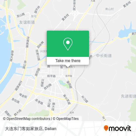 大连东门客如家旅店 map