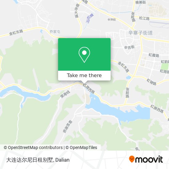 大连达尔尼日租别墅 map