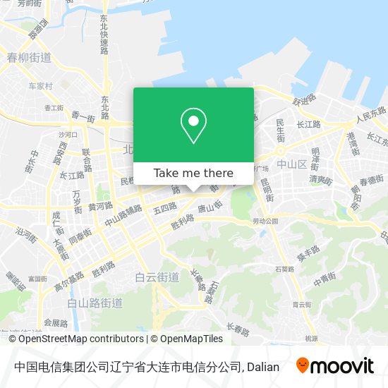 中国电信集团公司辽宁省大连市电信分公司 map