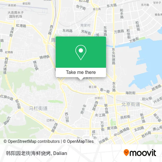 韩阳园老街海鲜烧烤 map