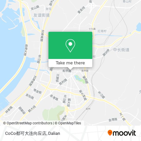 CoCo都可大连向应店 map