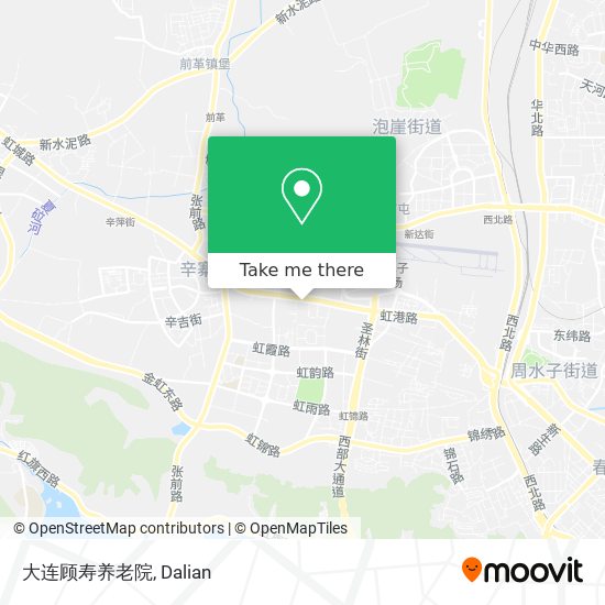 大连顾寿养老院 map