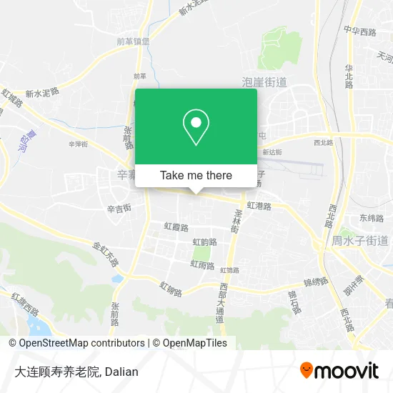 大连顾寿养老院 map