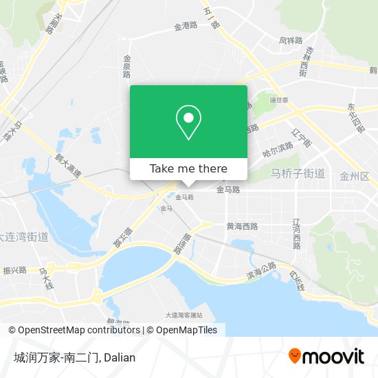 城润万家-南二门 map