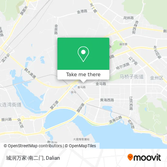 城润万家-南二门 map
