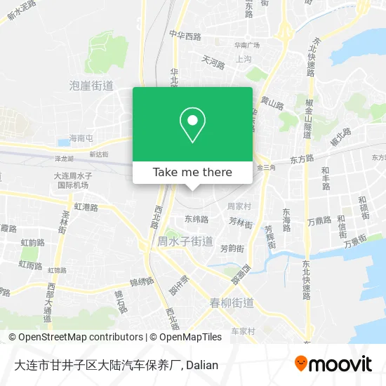 大连市甘井子区大陆汽车保养厂 map