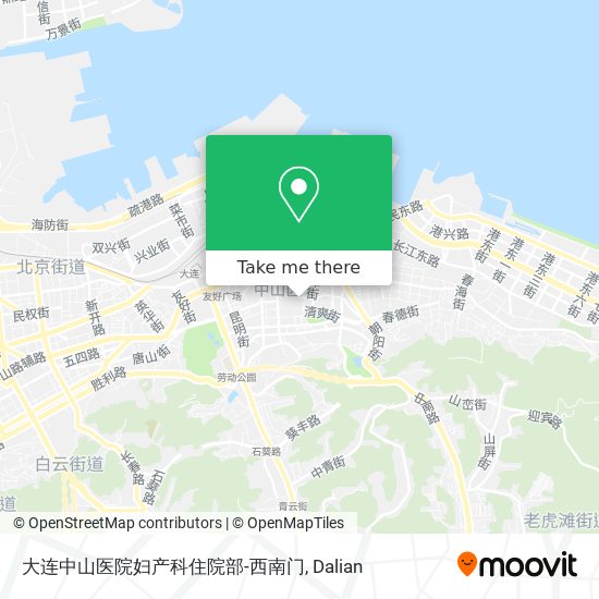 大连中山医院妇产科住院部-西南门 map