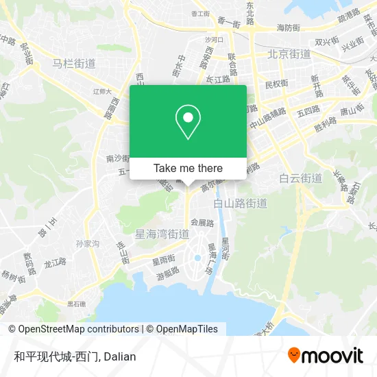 和平现代城-西门 map
