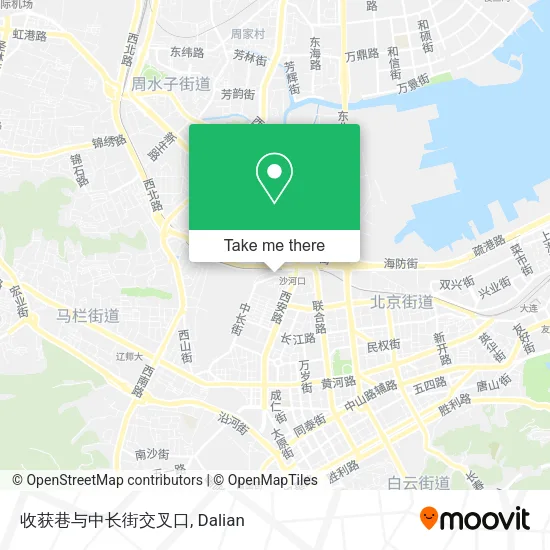 收获巷与中长街交叉口 map