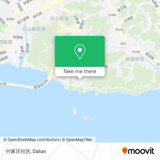 付家庄社区 map